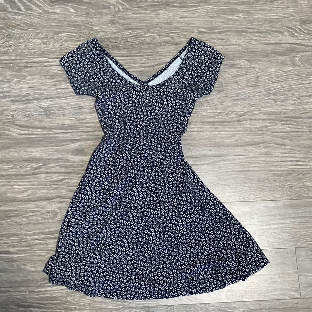 H&M open back skater dress
